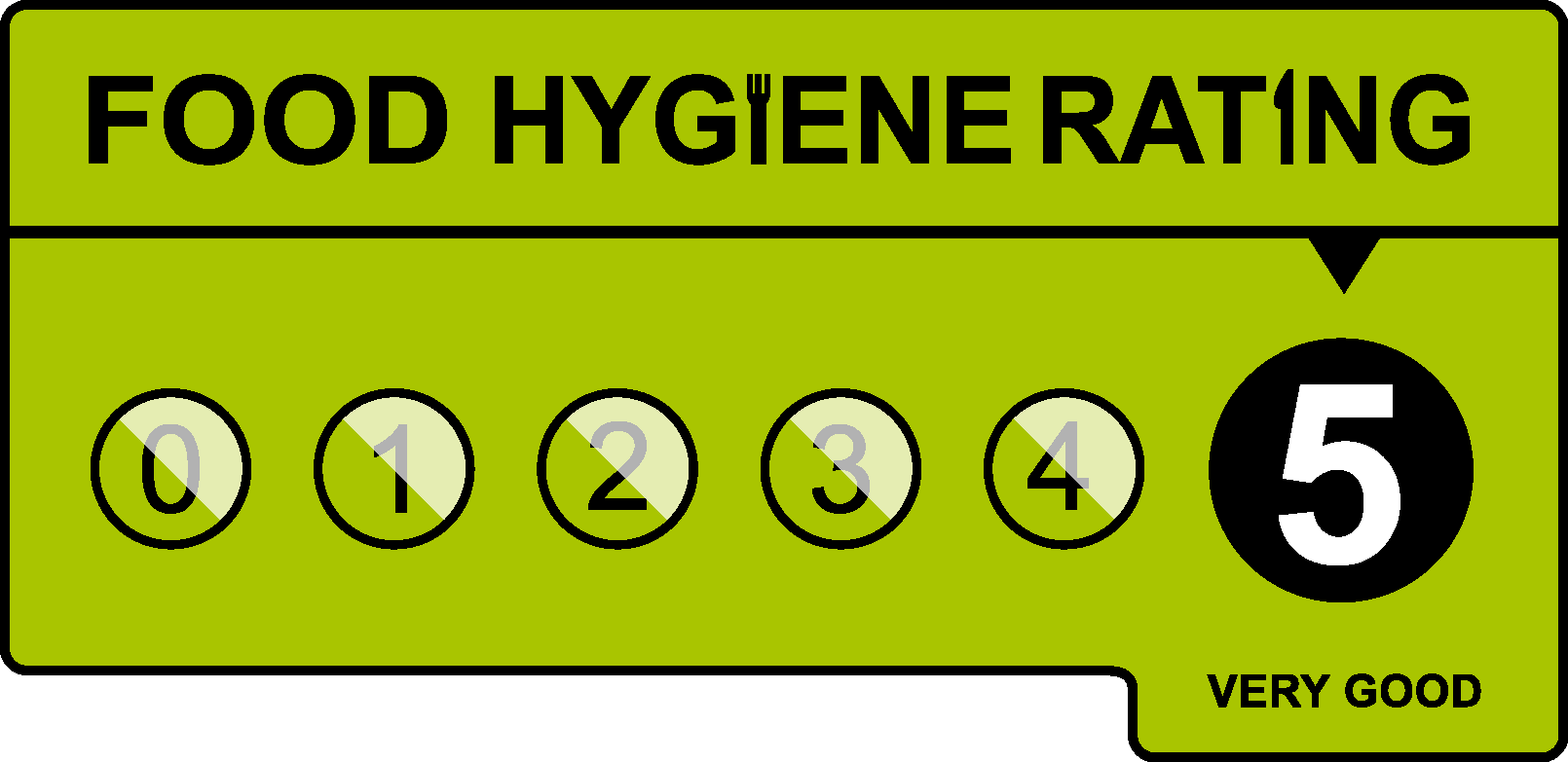 5 Star Food Hygiene Rating